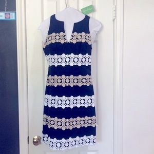 NWOT LILLY PULITZER Navy Dress. Size 4